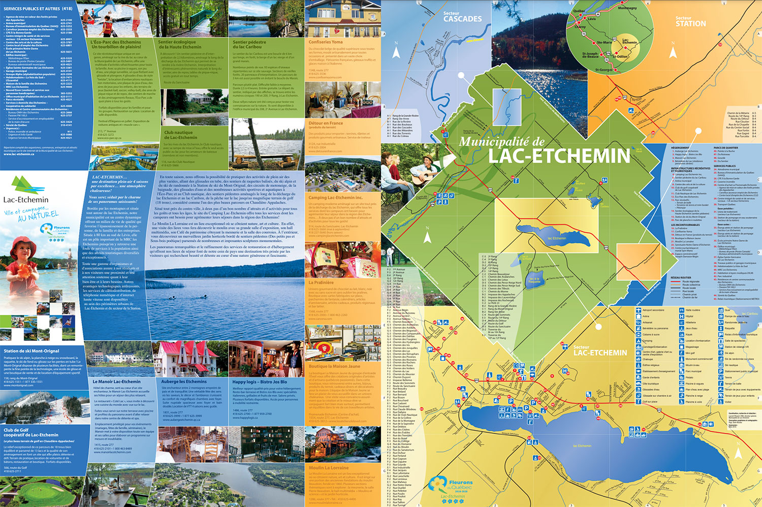 Carte de la municipalité Municipalité de LacEtchemin